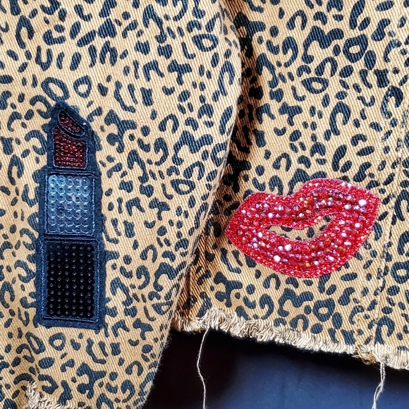 80's La La Land Cropped Denim Jacket - Picture 3 of 9